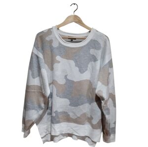 Verve Ami Women's Crewnweck LS Sweater Desert Camo Size XL